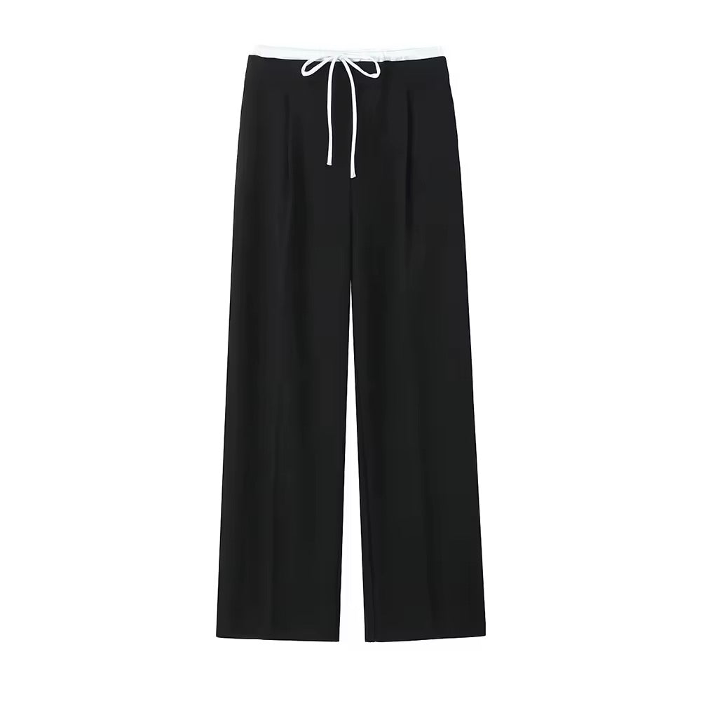 Damenhose mit doppeltem Bund