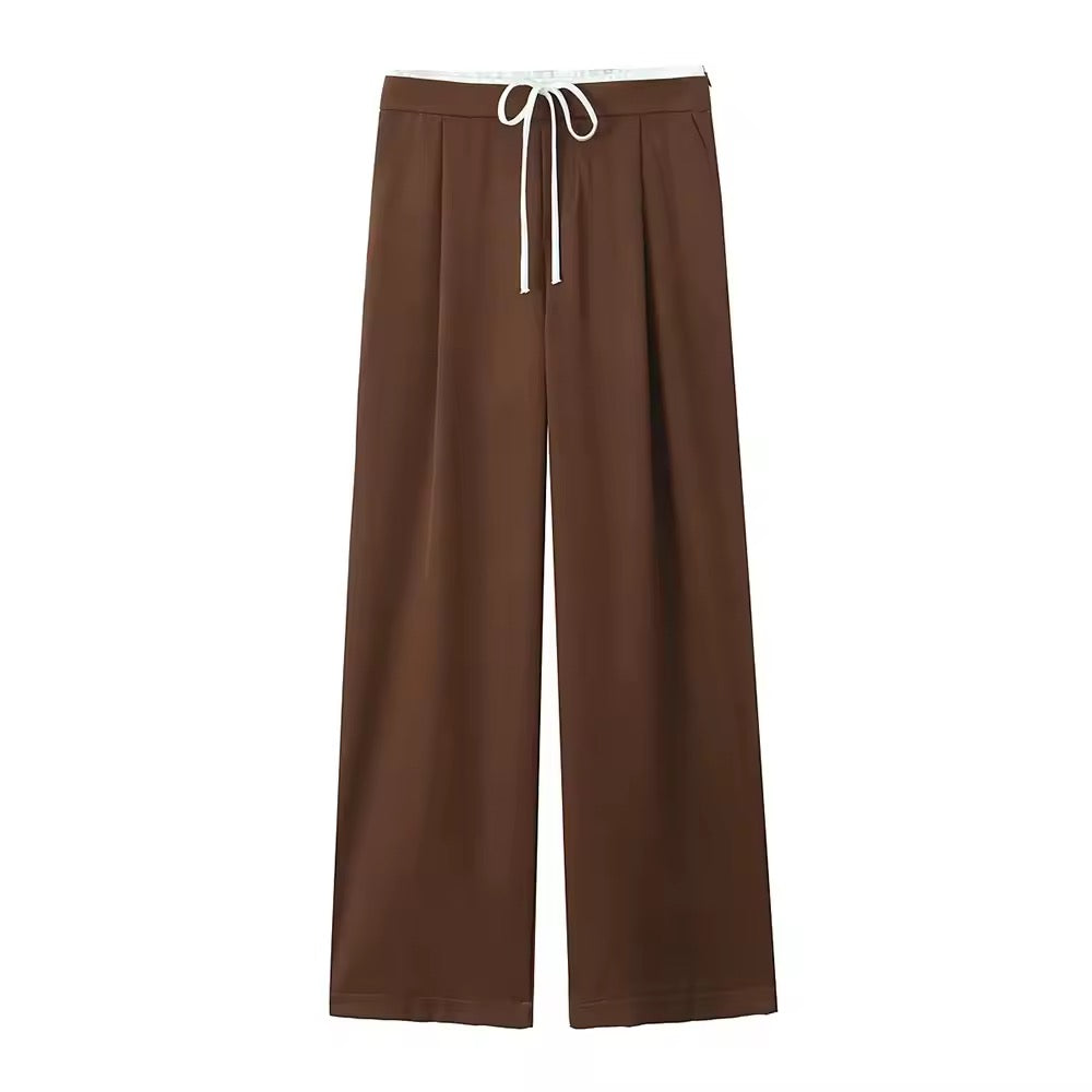 Damenhose mit doppeltem Bund