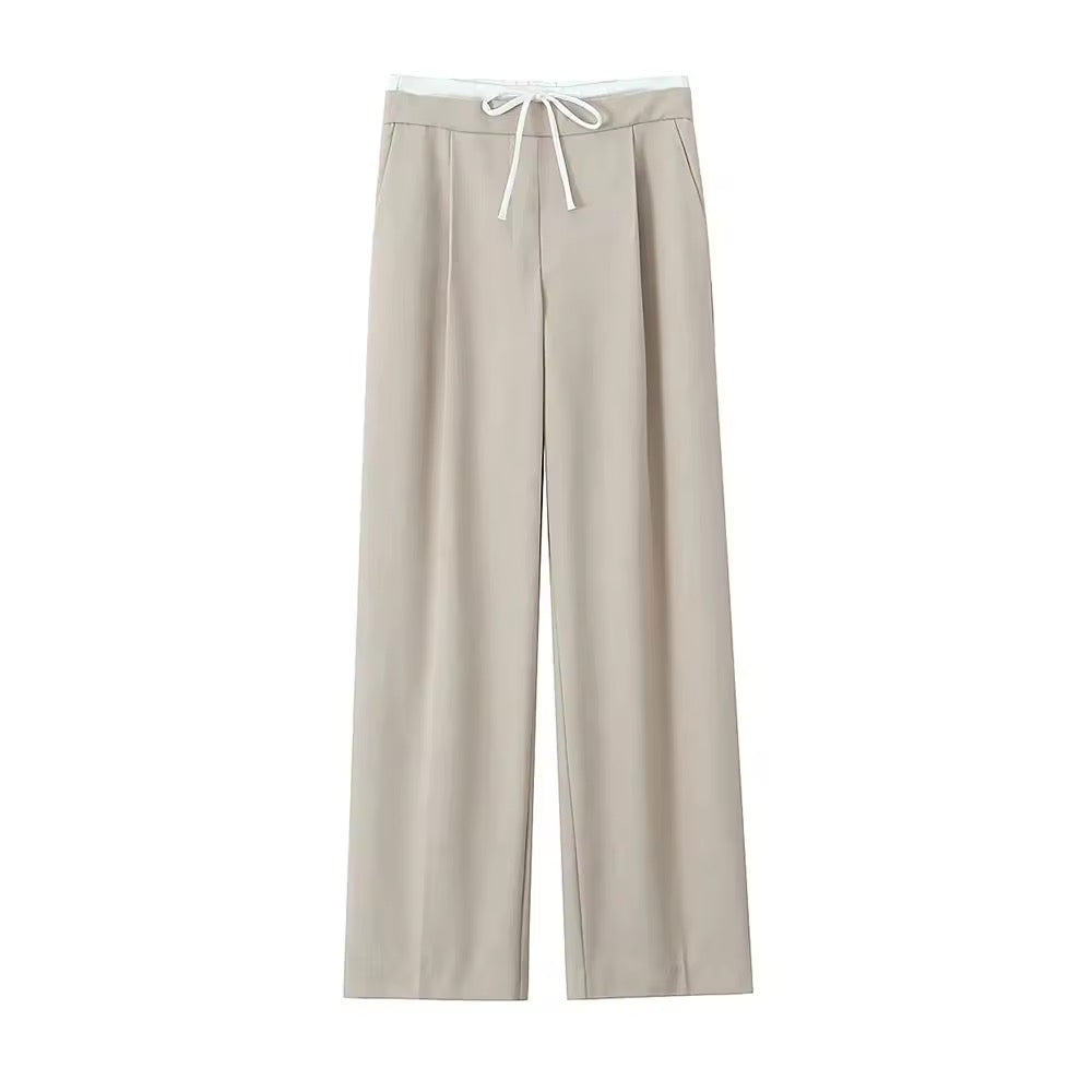 Damenhose mit doppeltem Bund