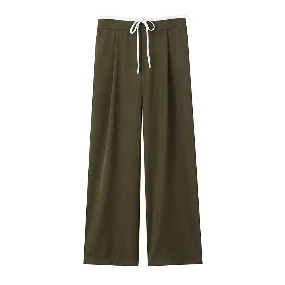 Damenhose mit doppeltem Bund
