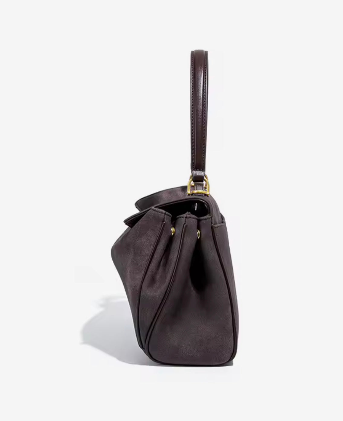 Suede Luxe Bag – Retro Shoulder & Handbag