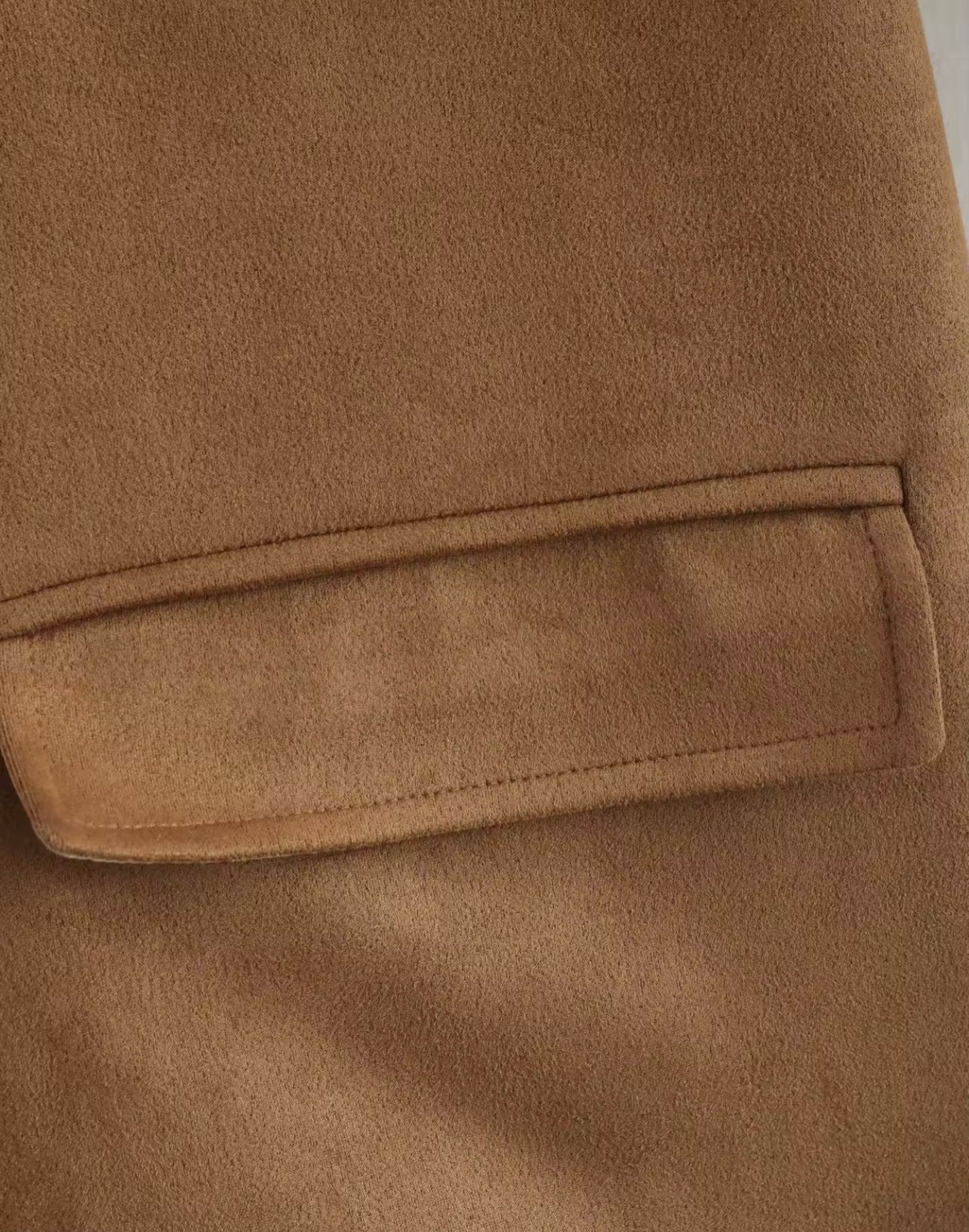 Olivia Wildleder Jacke