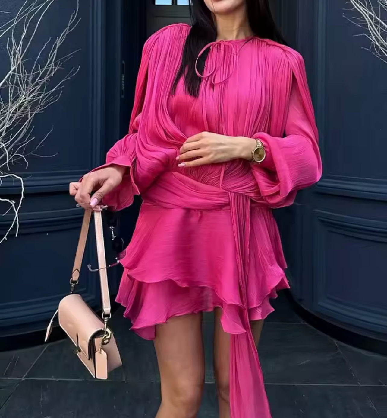 Molly Schnür-Minikleid