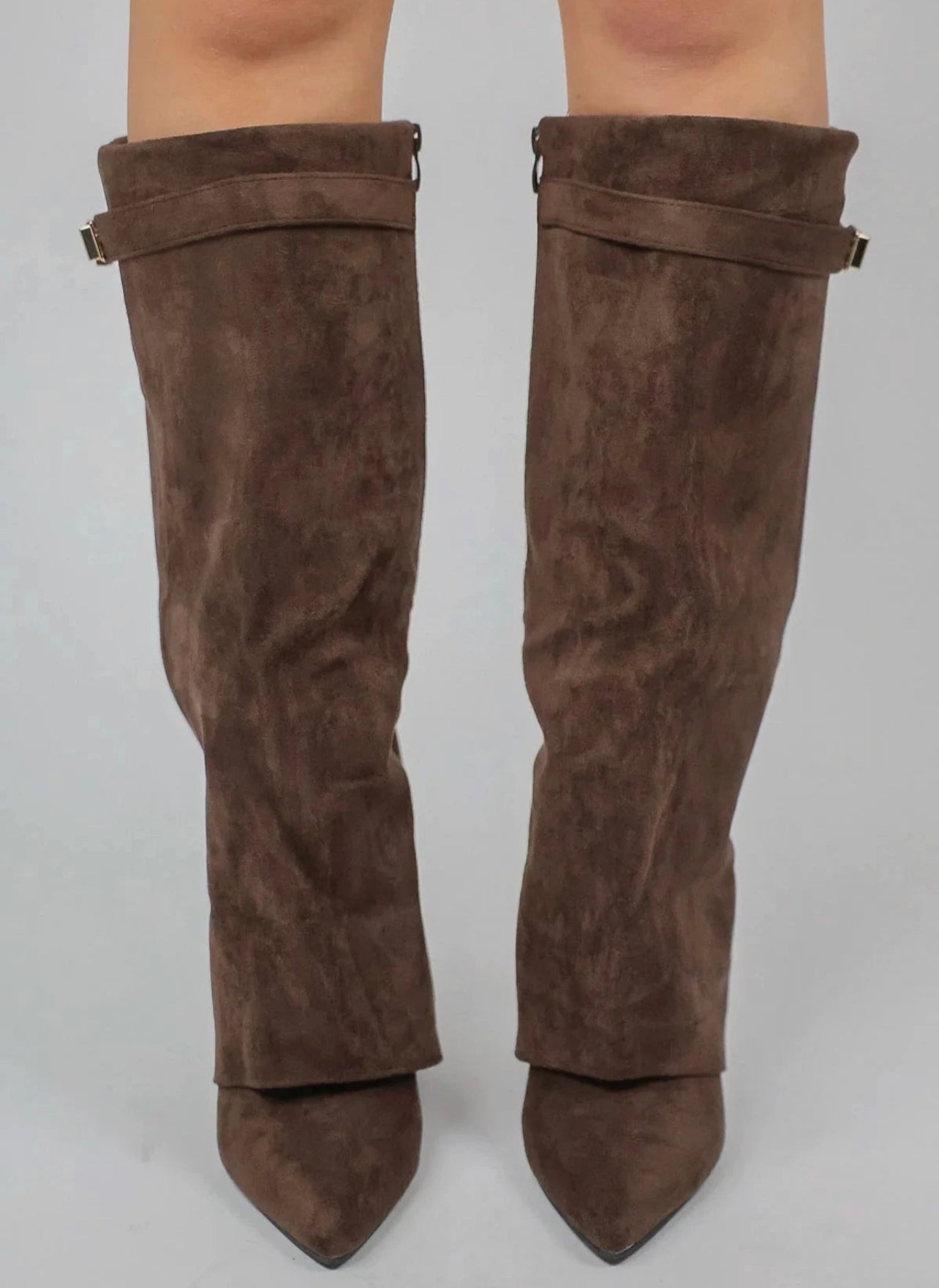 Sophia Luxe Wedge Heel Boots