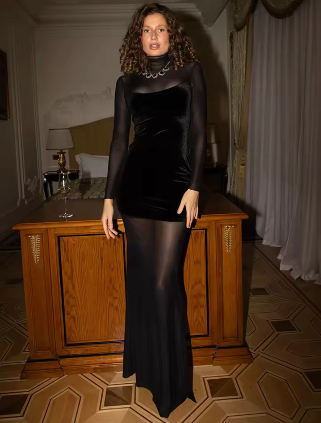 Alessia Velvet Dress