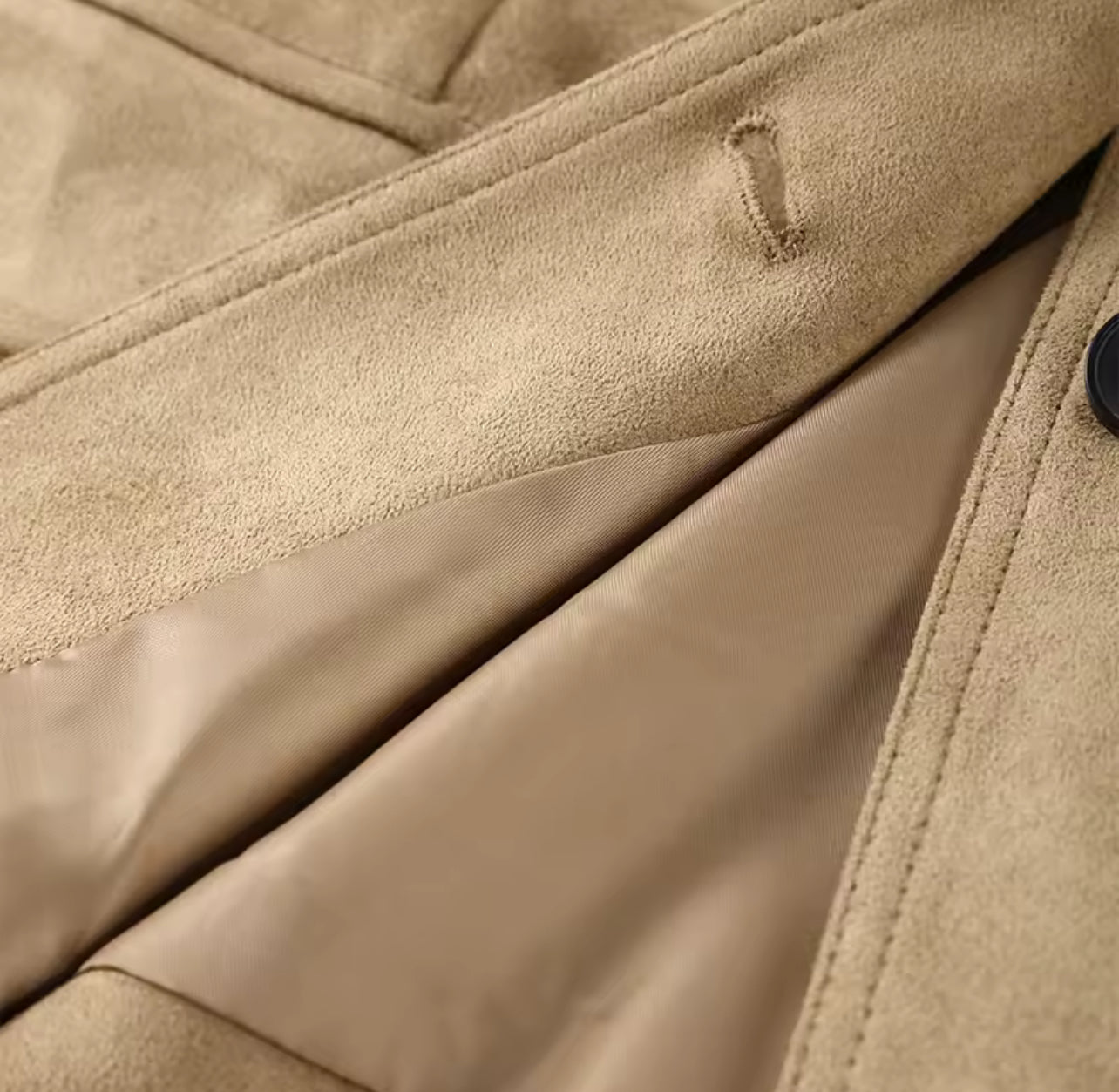 Serena Mantel mit Fellkragen