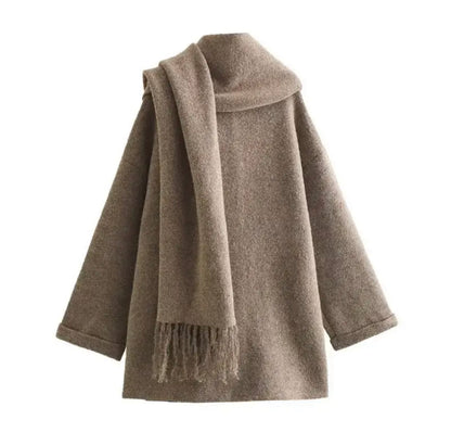 Emily Coat With Scarf
