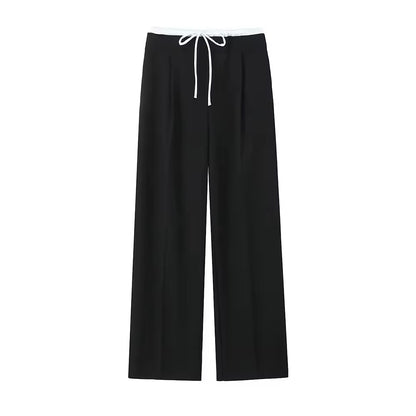 Damenhose mit doppeltem Bund