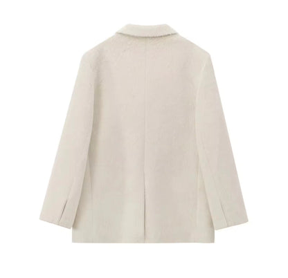 Leonore Faux-Fur-Blazer