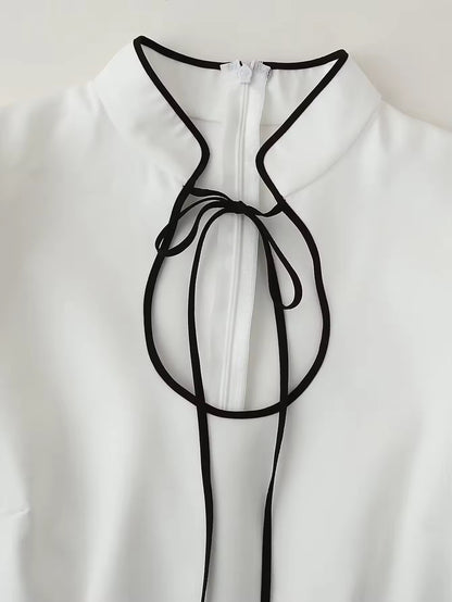 Seraphina Drapiertes Mini-Kleid