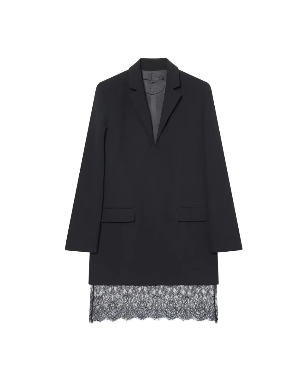 Elegantes Spitzen-Blazer-Minikleid