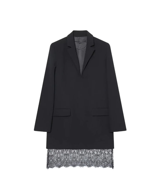 Elegantes Spitzen-Blazer-Minikleid