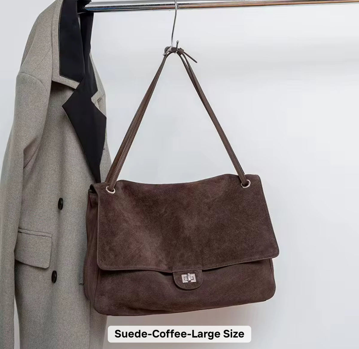 Damenhandtasche aus Vollnarbenleder - Elegante Schultertasche & Crossbody Bag
