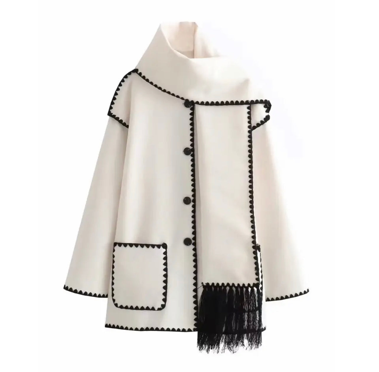 Jesy Coat With Scarf