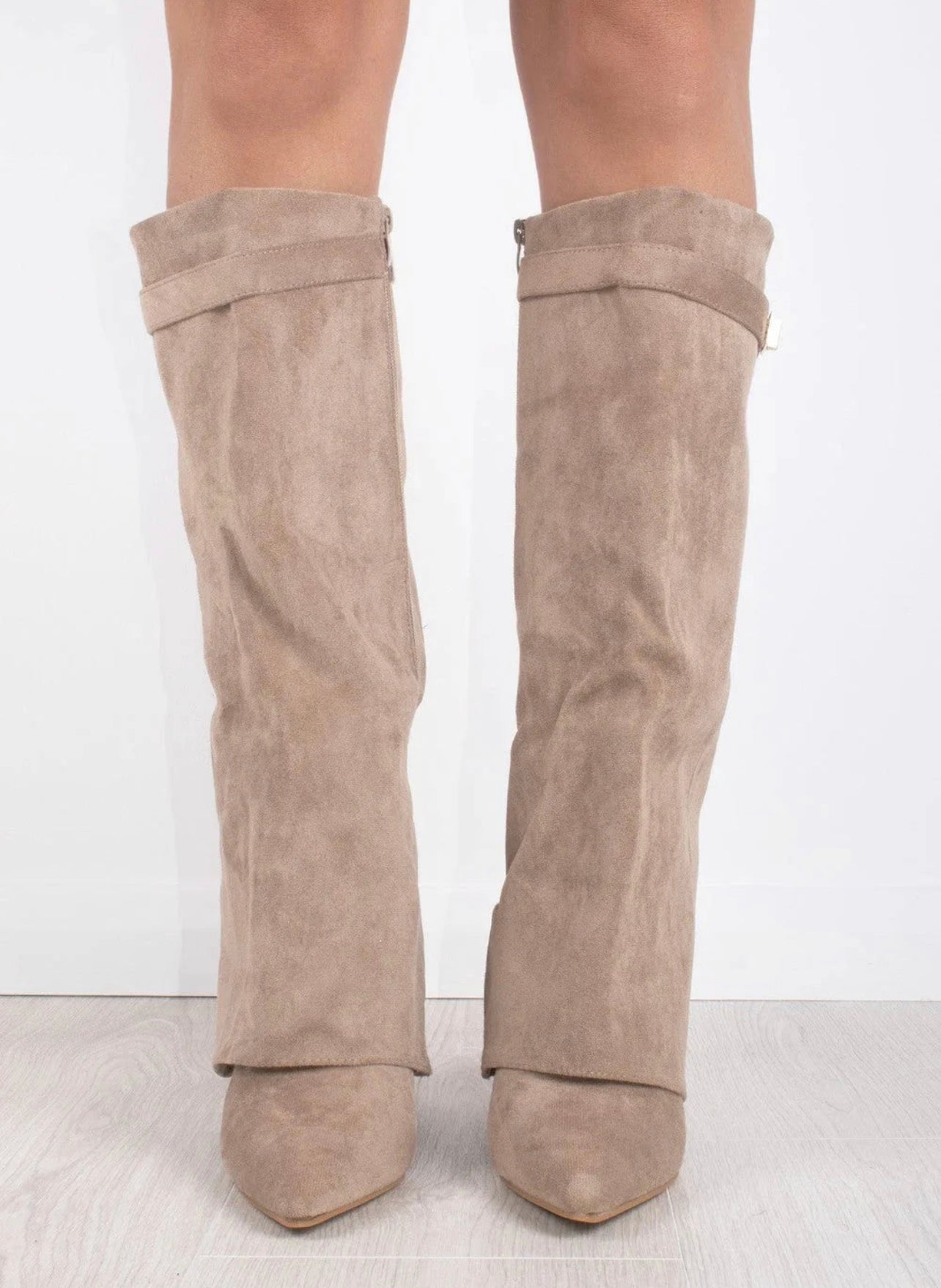 Sophia Luxe Wedge Heel Boots