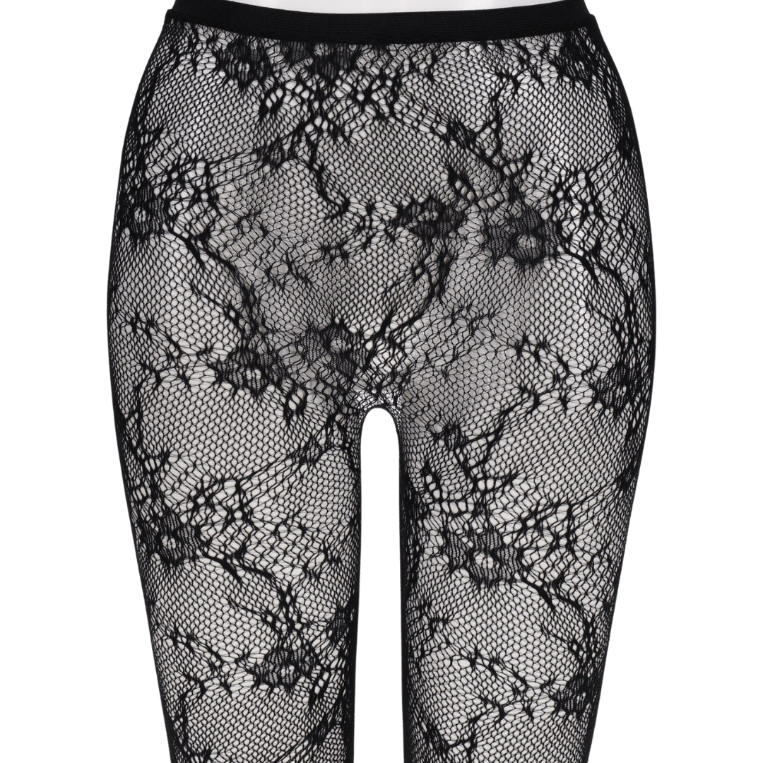 Florale Strumpfhose