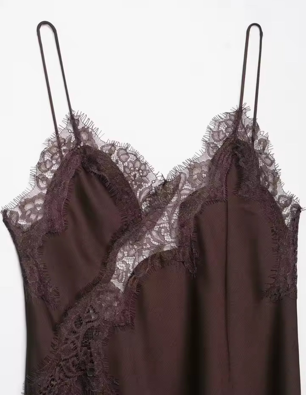 Sally Satin Spitzen Kleid