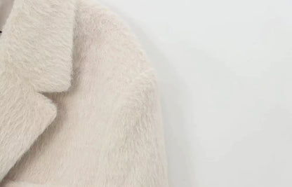 Leonore Faux-Fur-Blazer