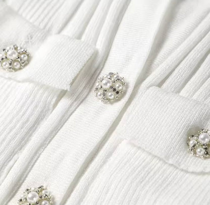 Grace Gestricktes Maxikleid