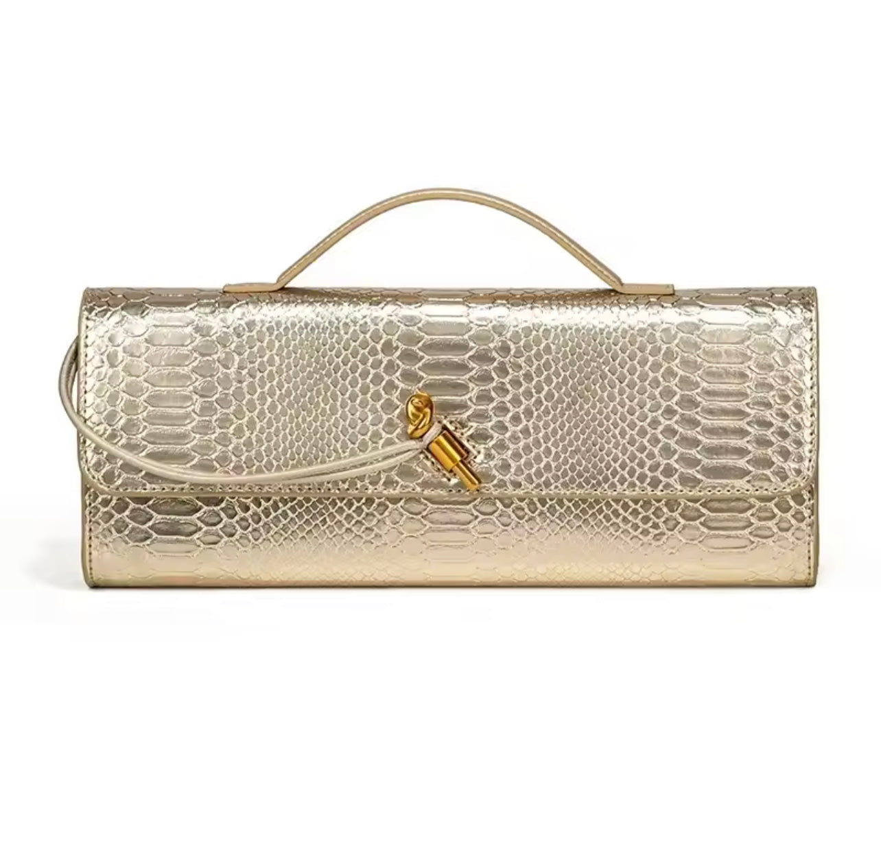 Cleo Croco Trendy Shoulder Bag