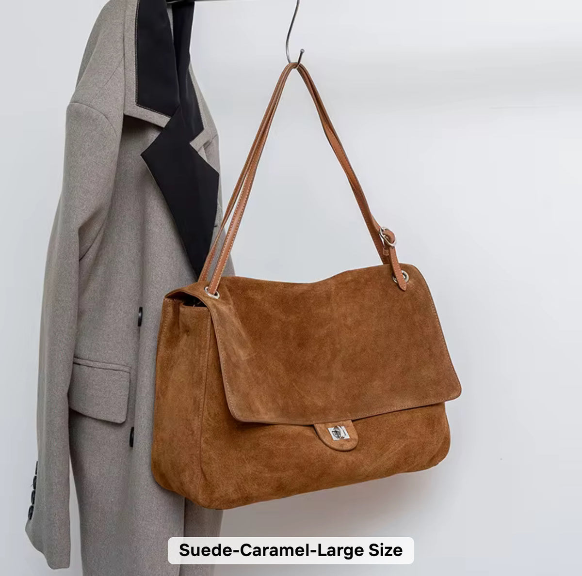 Damenhandtasche aus Vollnarbenleder - Elegante Schultertasche & Crossbody Bag