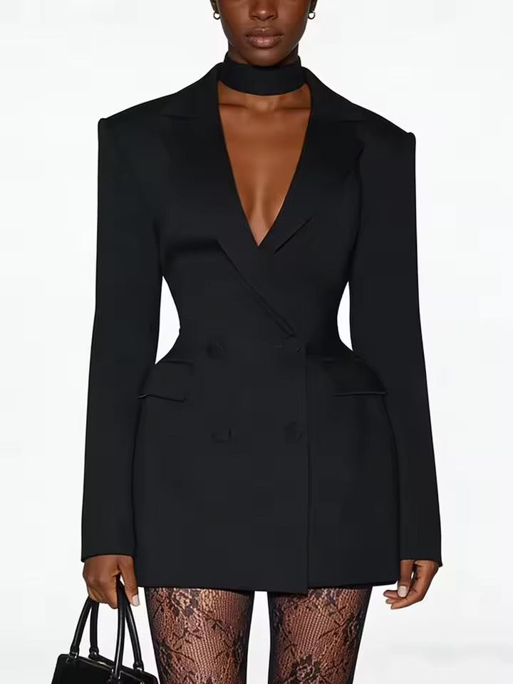 Clara tailliertes Blazerkleid