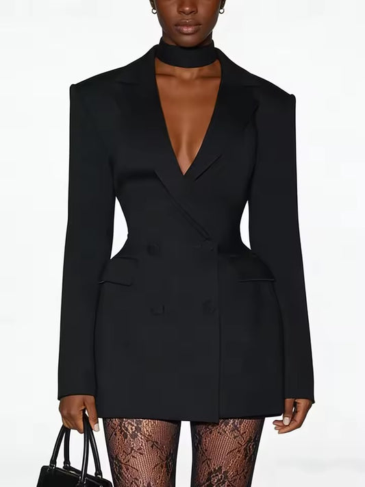 Clara tailliertes Blazerkleid