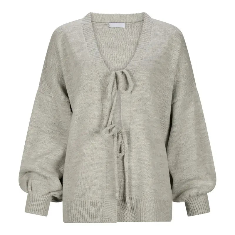 Zweiteiliges Strickset mit Bindedetail