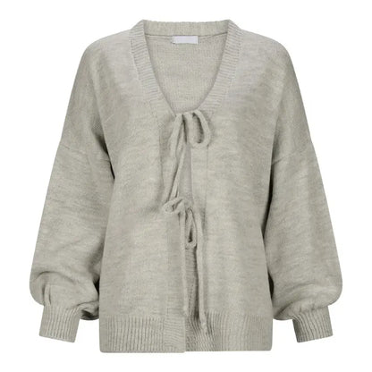 Zweiteiliges Strickset mit Bindedetail
