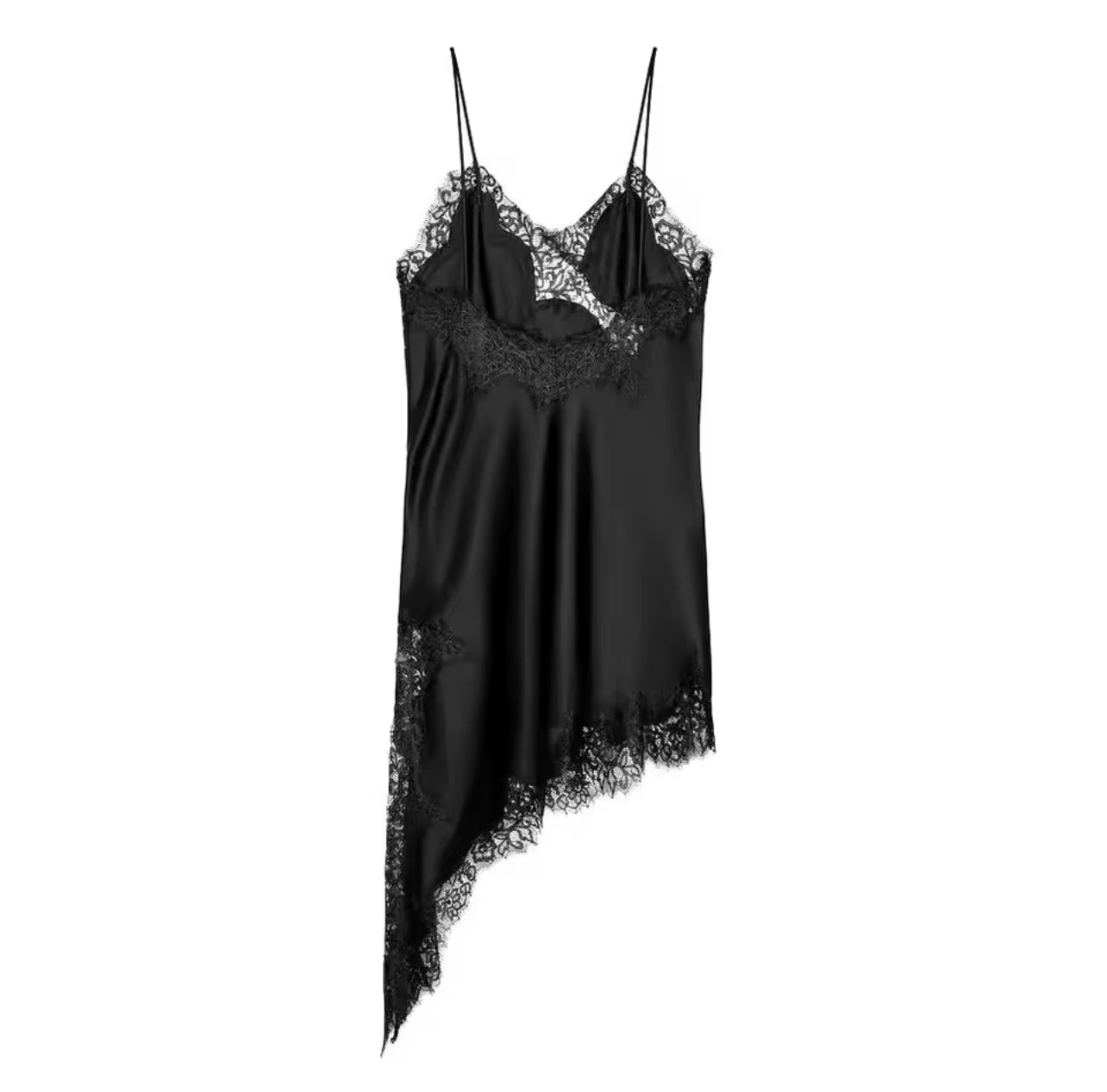Sally Satin Spitzen Kleid