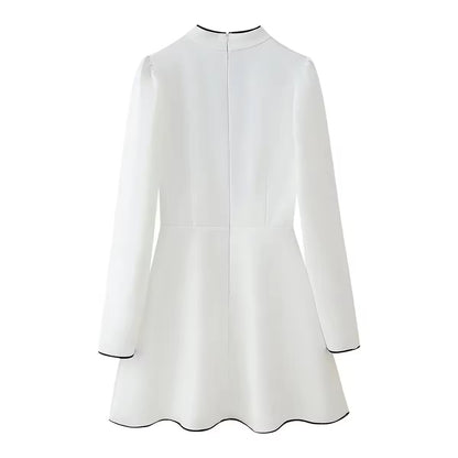 Seraphina Drapiertes Mini-Kleid