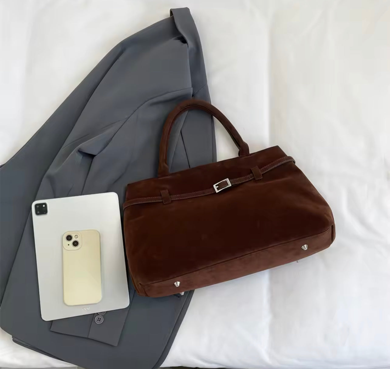 Valeria Wildleder Tasche