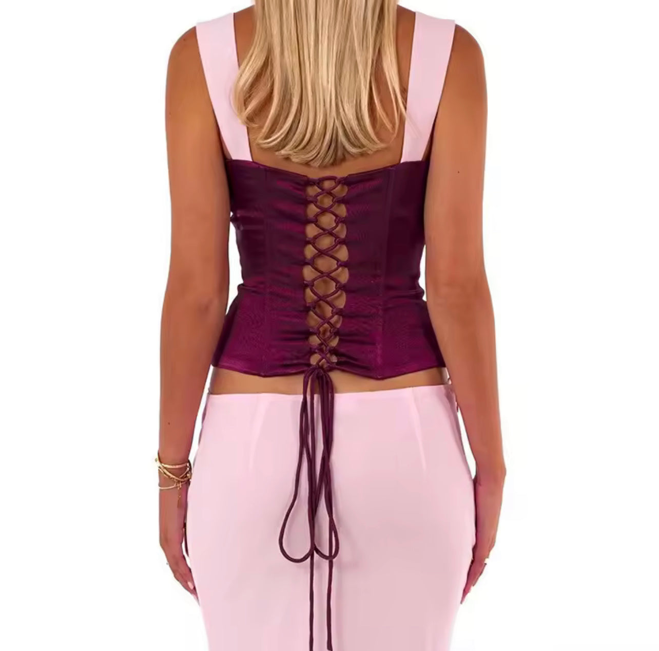 Juliette Zweiteiler – Elegantes Patchwork-Set