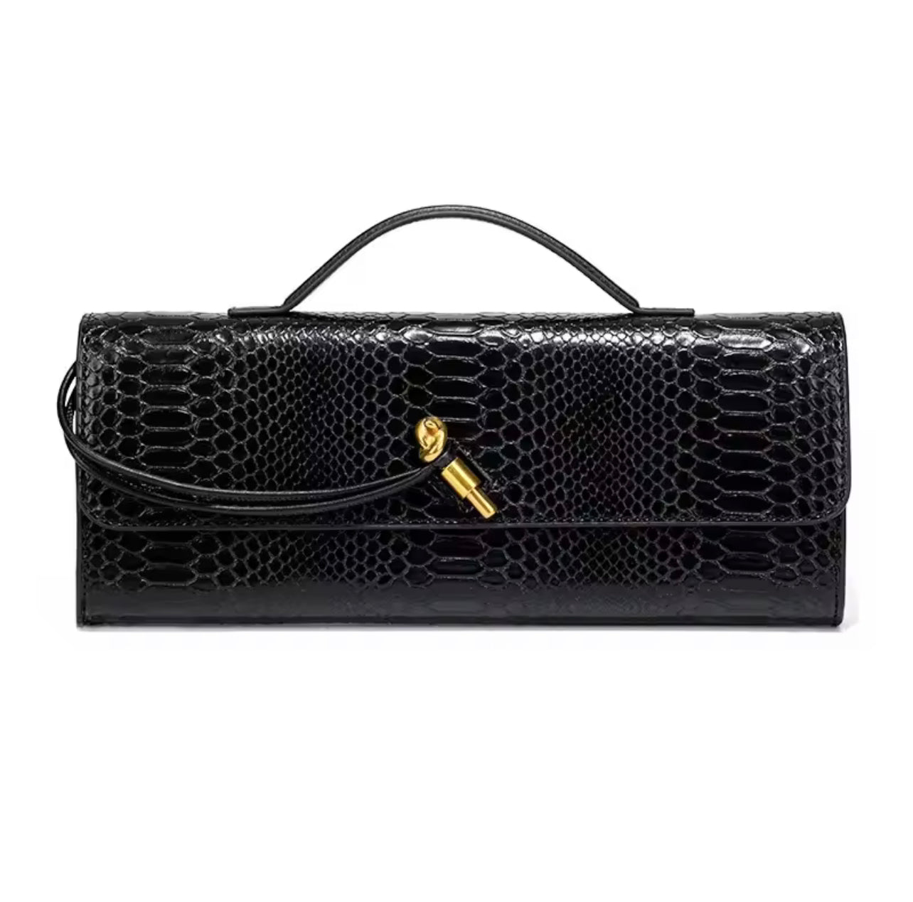 Cleo Croco Trendy Shoulder Bag