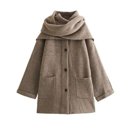 Emily Coat With Scarf