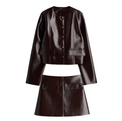 Chloe PU-Leder Set
