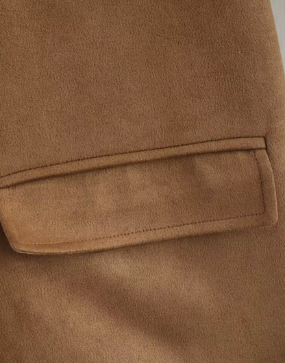 Olivia Wildleder Jacke