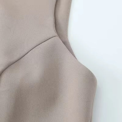 Ärmelloser Overall mit Shorts