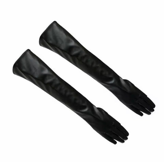 Harper Long Leather Gloves