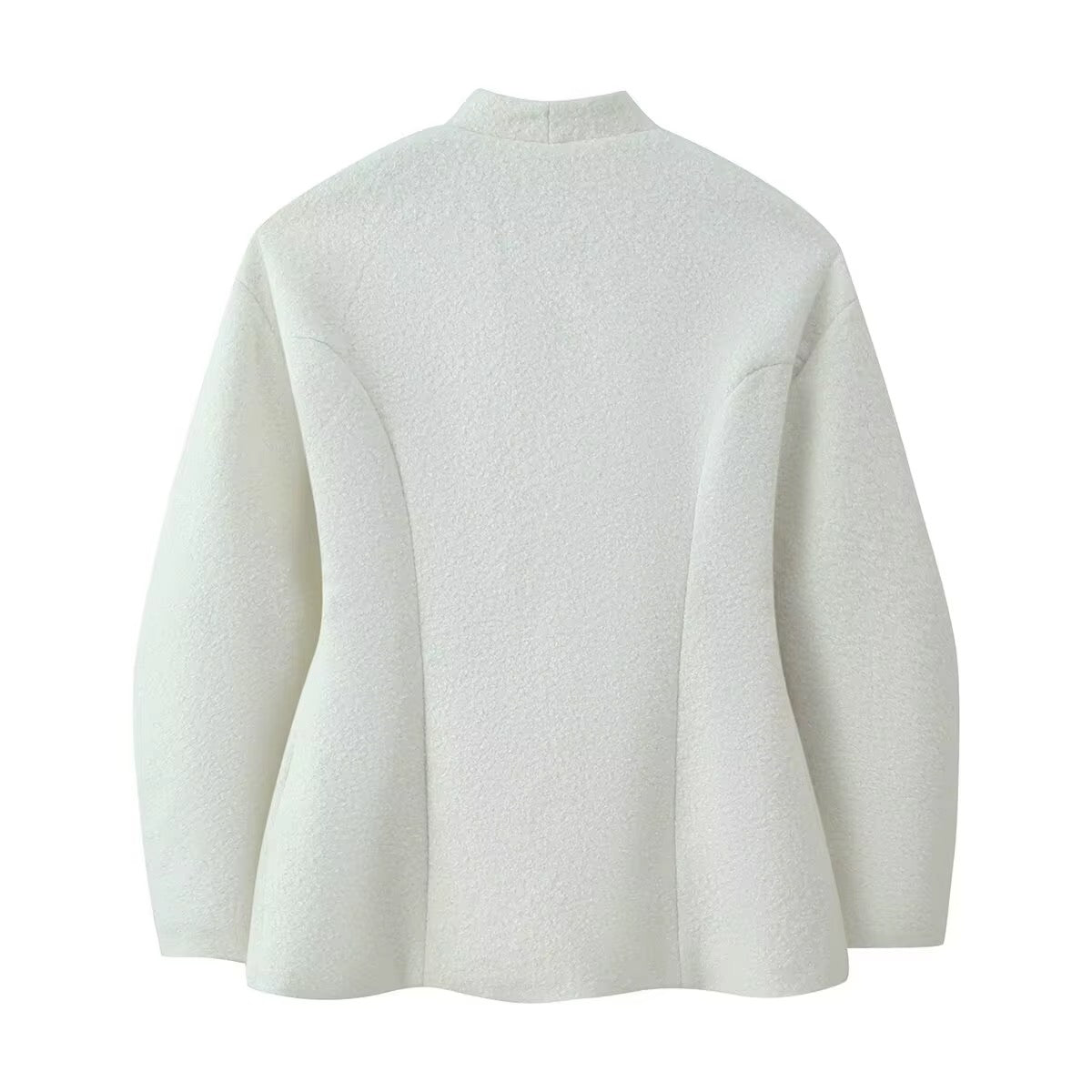 Minimalistischer Damen Blazer mit Stehkragen