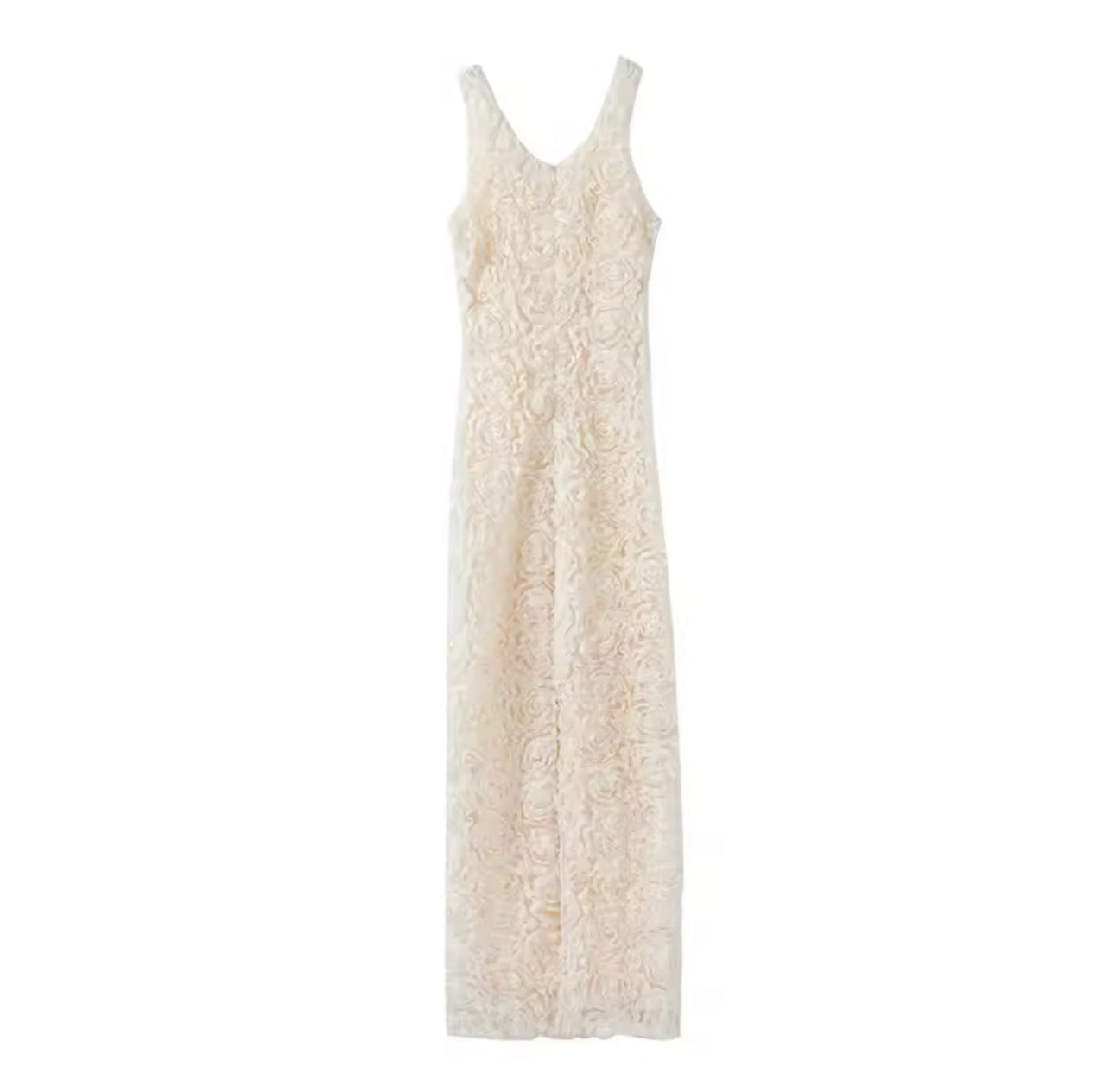 Amelia 3D-Blumen Midi Dress