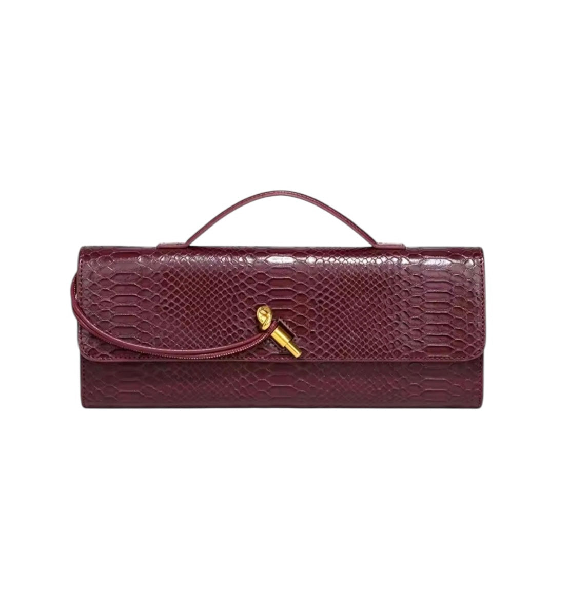 Cleo Croco Trendy Shoulder Bag