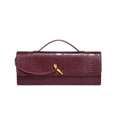 Cleo Croco Trendy Shoulder Bag