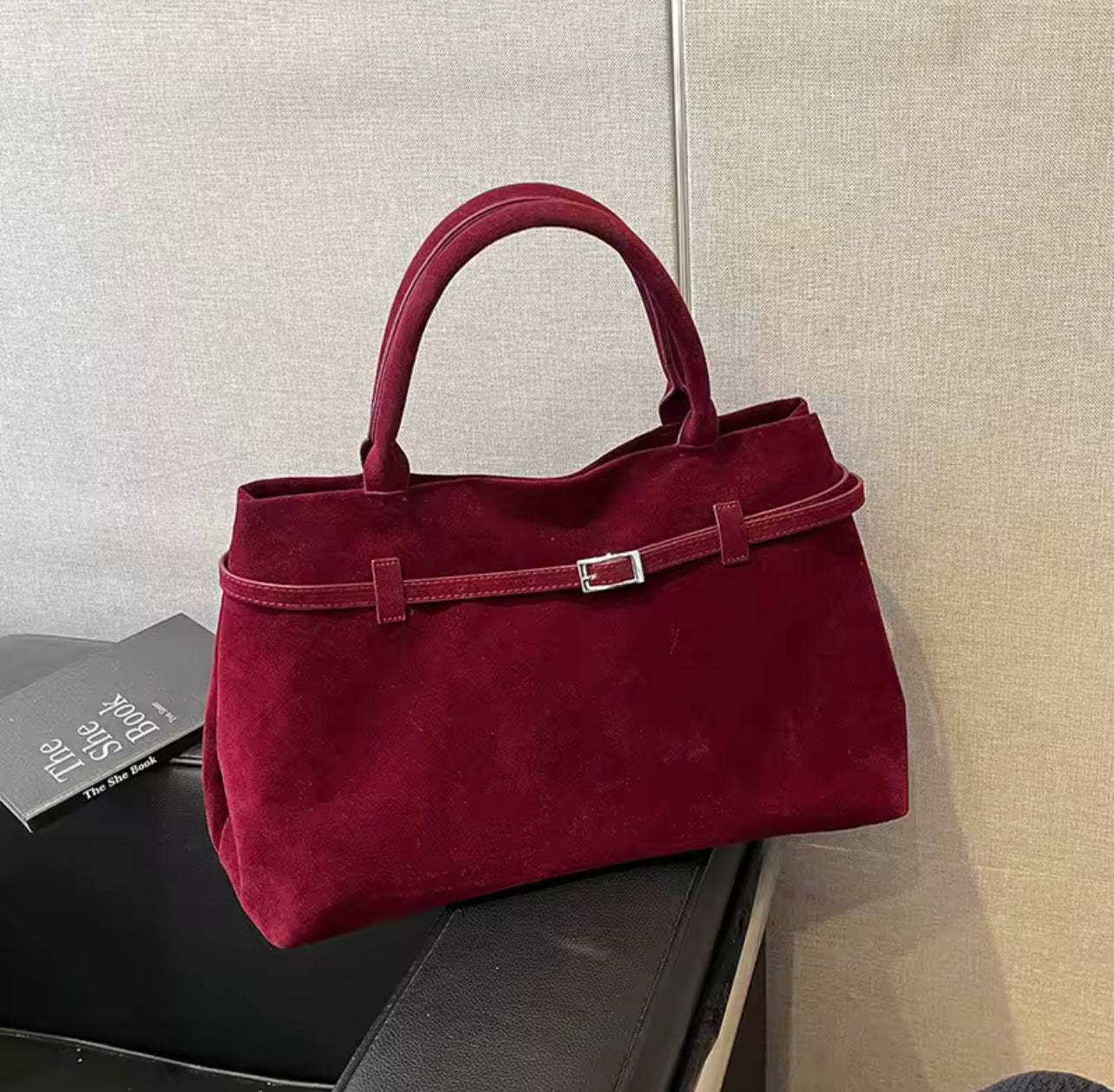 Valeria Wildleder Tasche