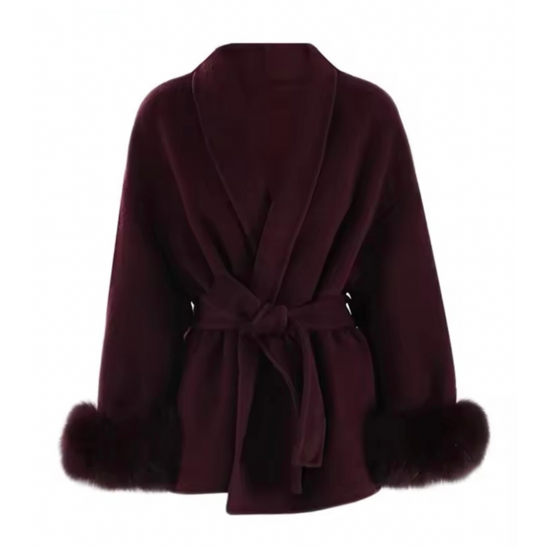 Amelia doppelseitiger Wollmantel