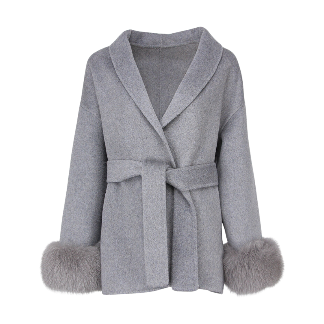 Amelia doppelseitiger Wollmantel